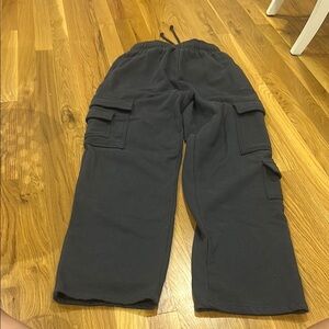 Dark gray garage Cargo sweatpants
